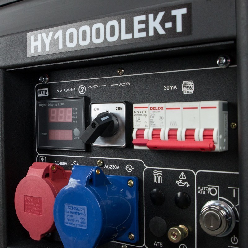 Liquidación HY10000LEKT Generador Gasolina Full Power 9,4KVA (400V)/7,5KW (230V)